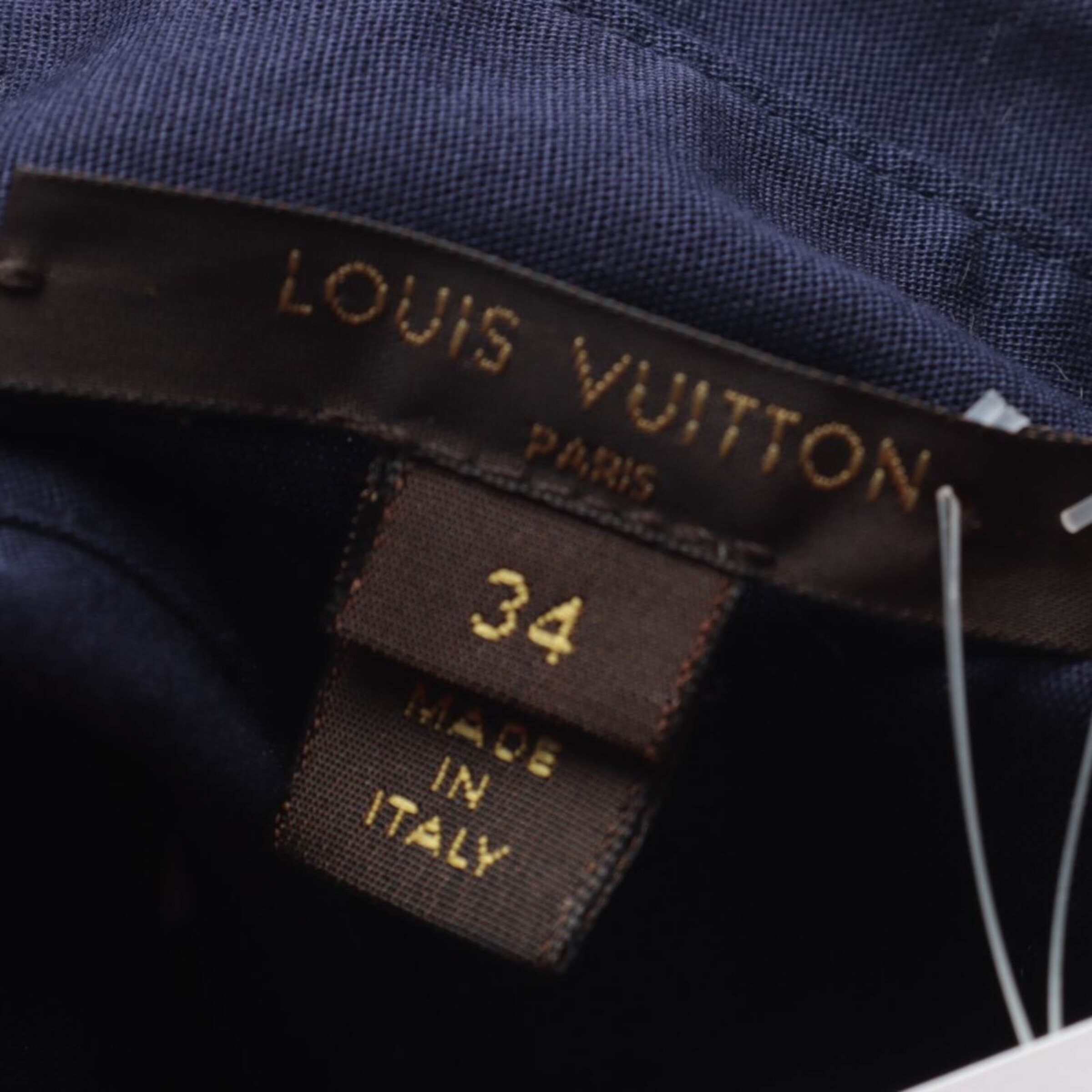 Louis Vuitton Kleid XXS in Blau