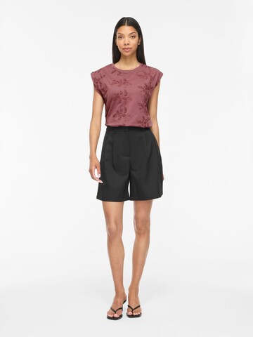 VILA Top in Brown