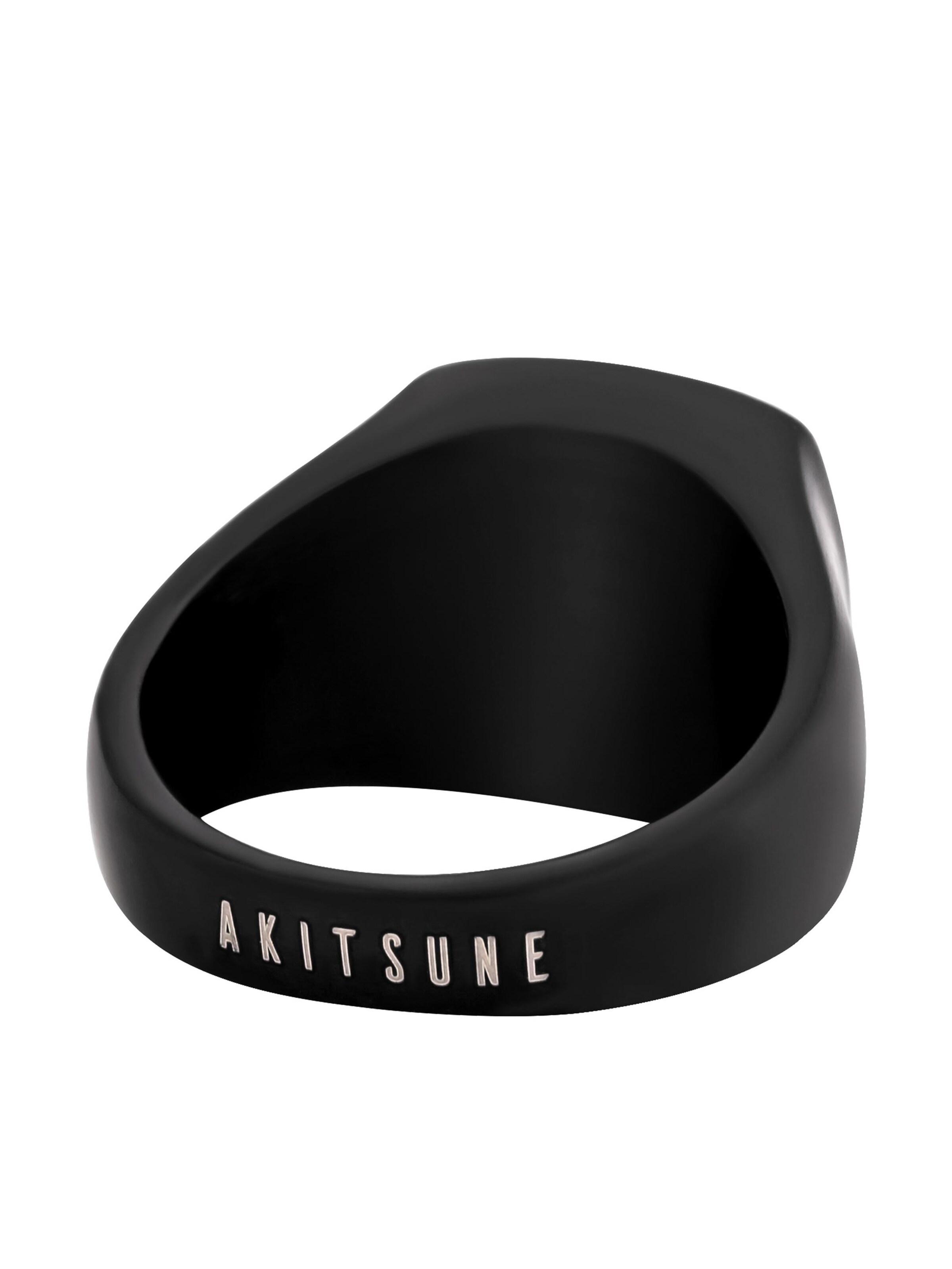 Akitsune Ring 'Opul' in Black