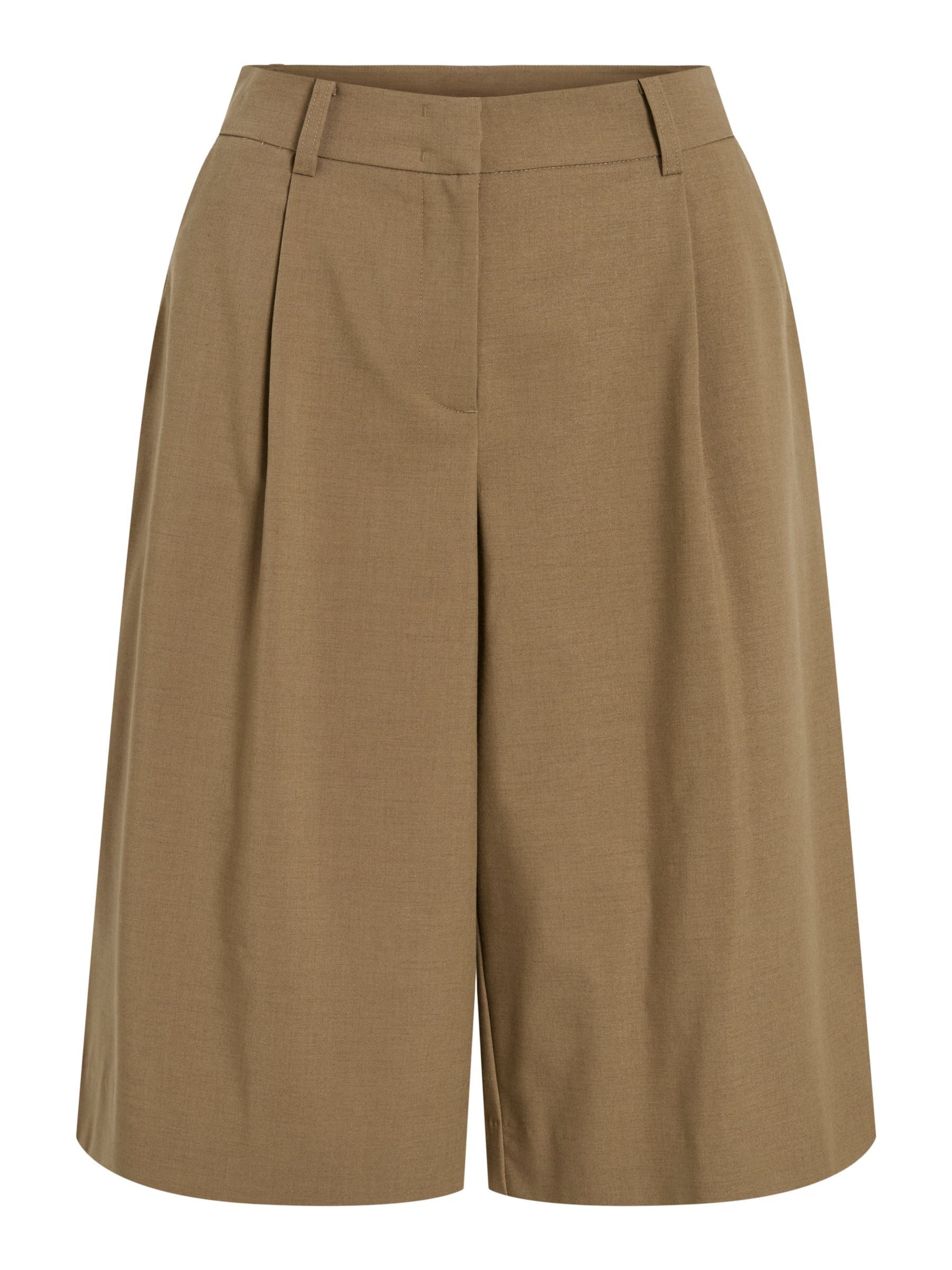 ROUGE EDIT - Ropa ancha Pantalón plisado 'Lambetha' en verde: frente