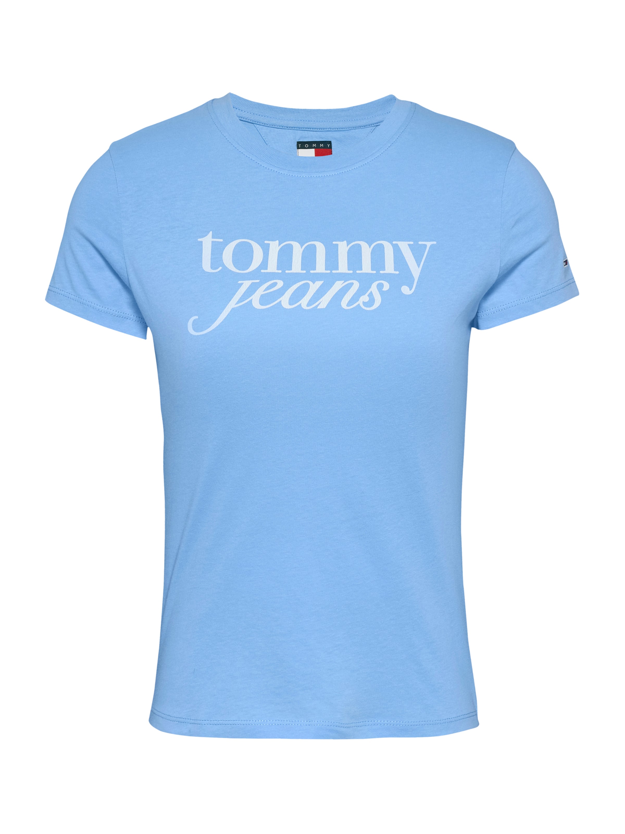 Tommy Jeans Tričko – modrá: přední strana