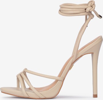 Kazar Sandal i beige: framsida