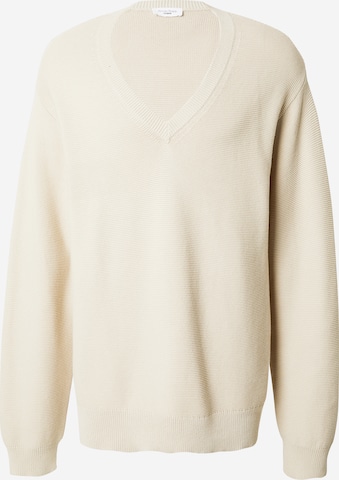 ABOUT YOU x Kevin Trapp Pullover 'Dario' in Beige: predná strana