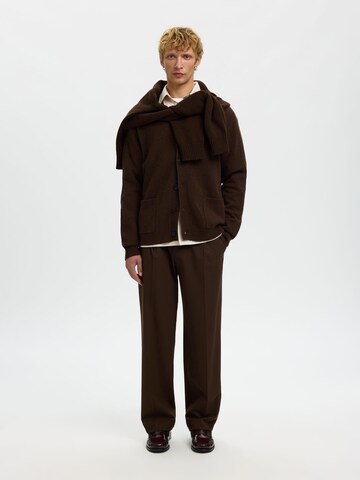 Vestes en maille SELECTED en marron