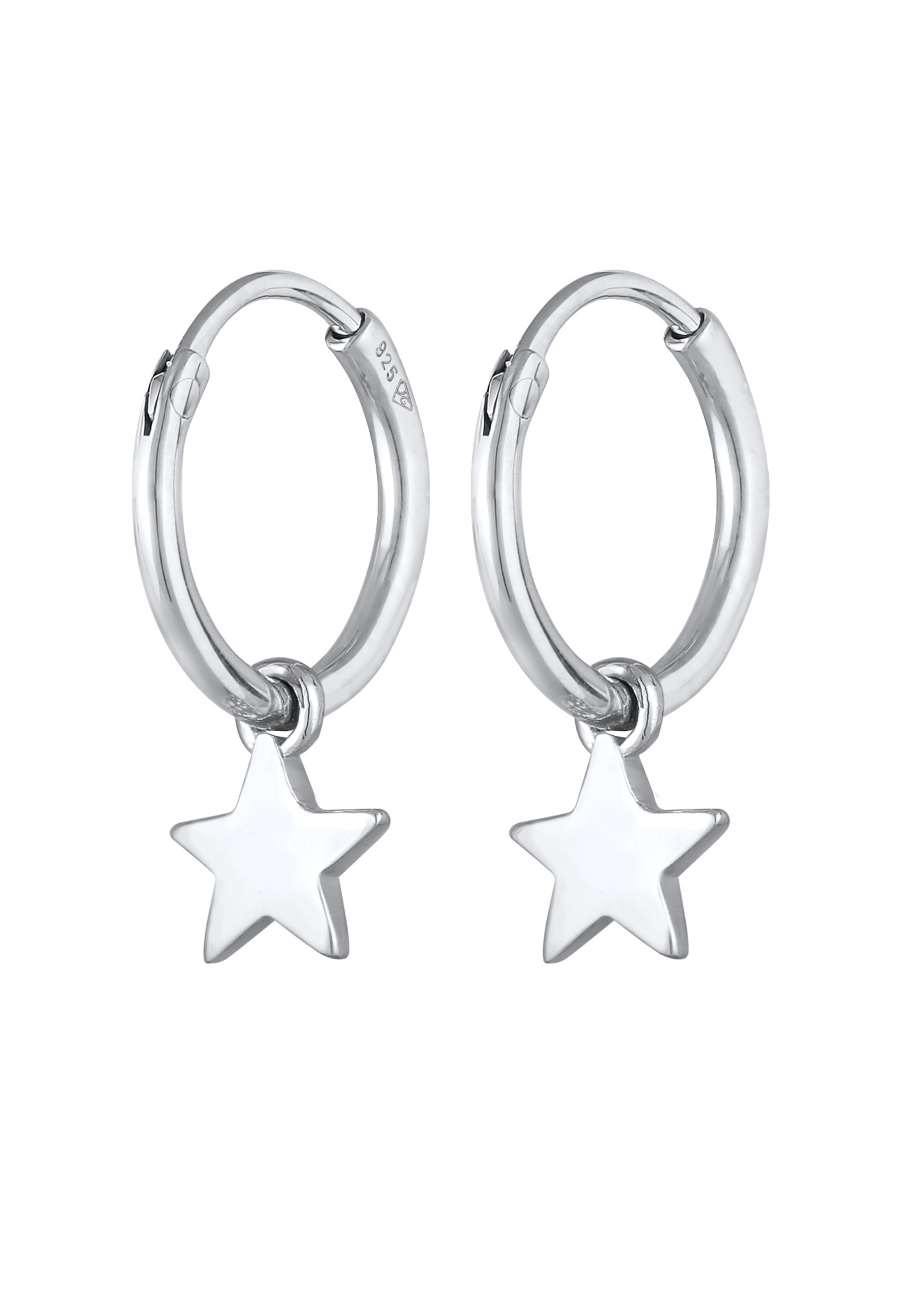 ELLI Ohrringe in Silber: Vorderseite