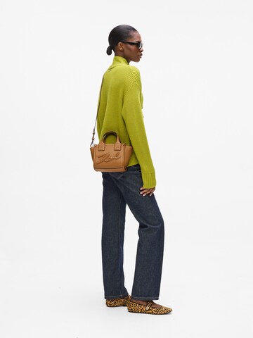 Karl Lagerfeld Ročna torbica | rjava barva: sprednja stran