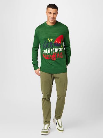 Only & Sons Pullover 'XMAS' i grøn