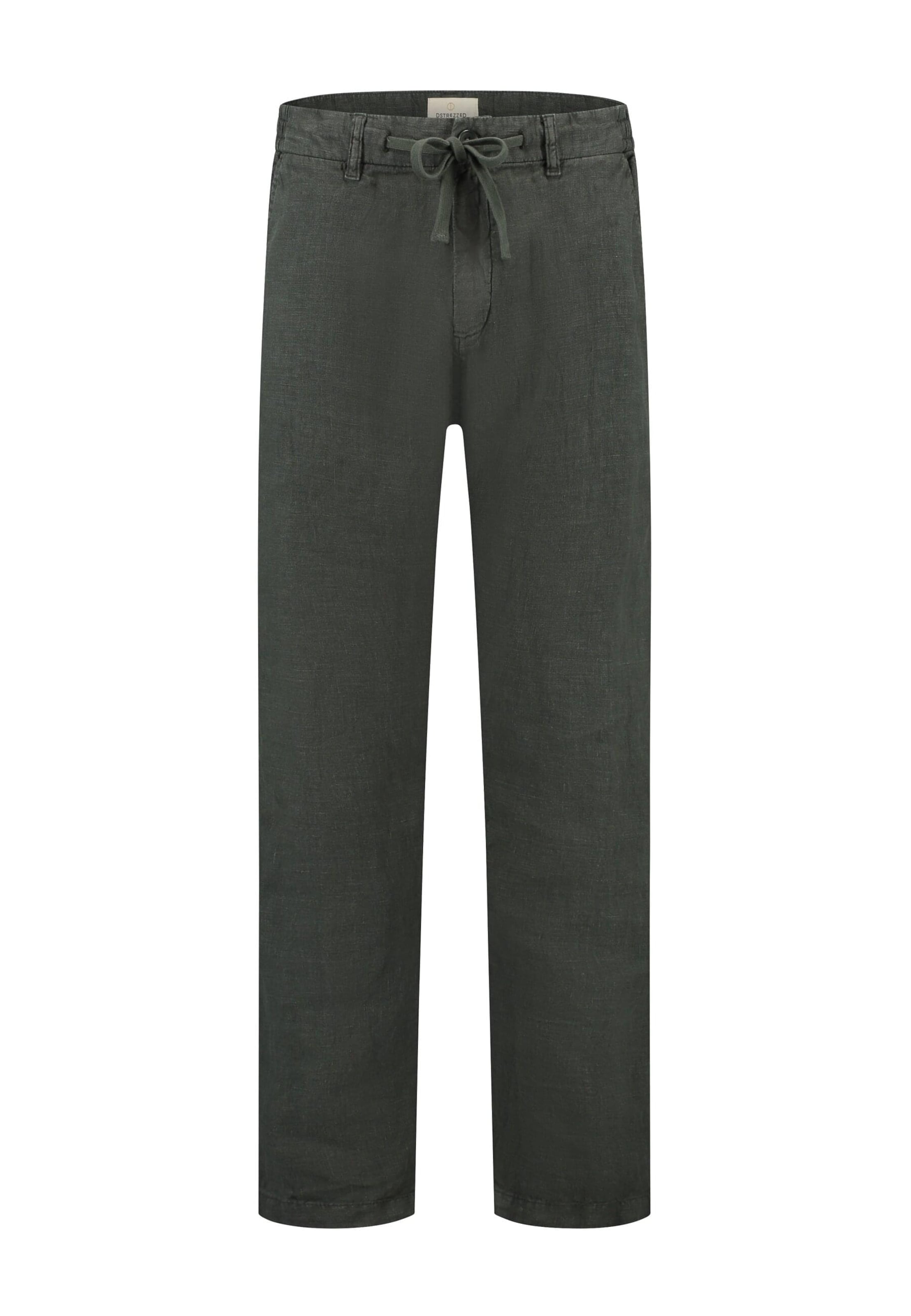 Dstrezzed Normální Kalhoty 'James' – zelená: přední strana