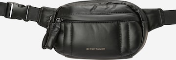 TOM TAILOR Fanny Pack 'Jody' in Black: front