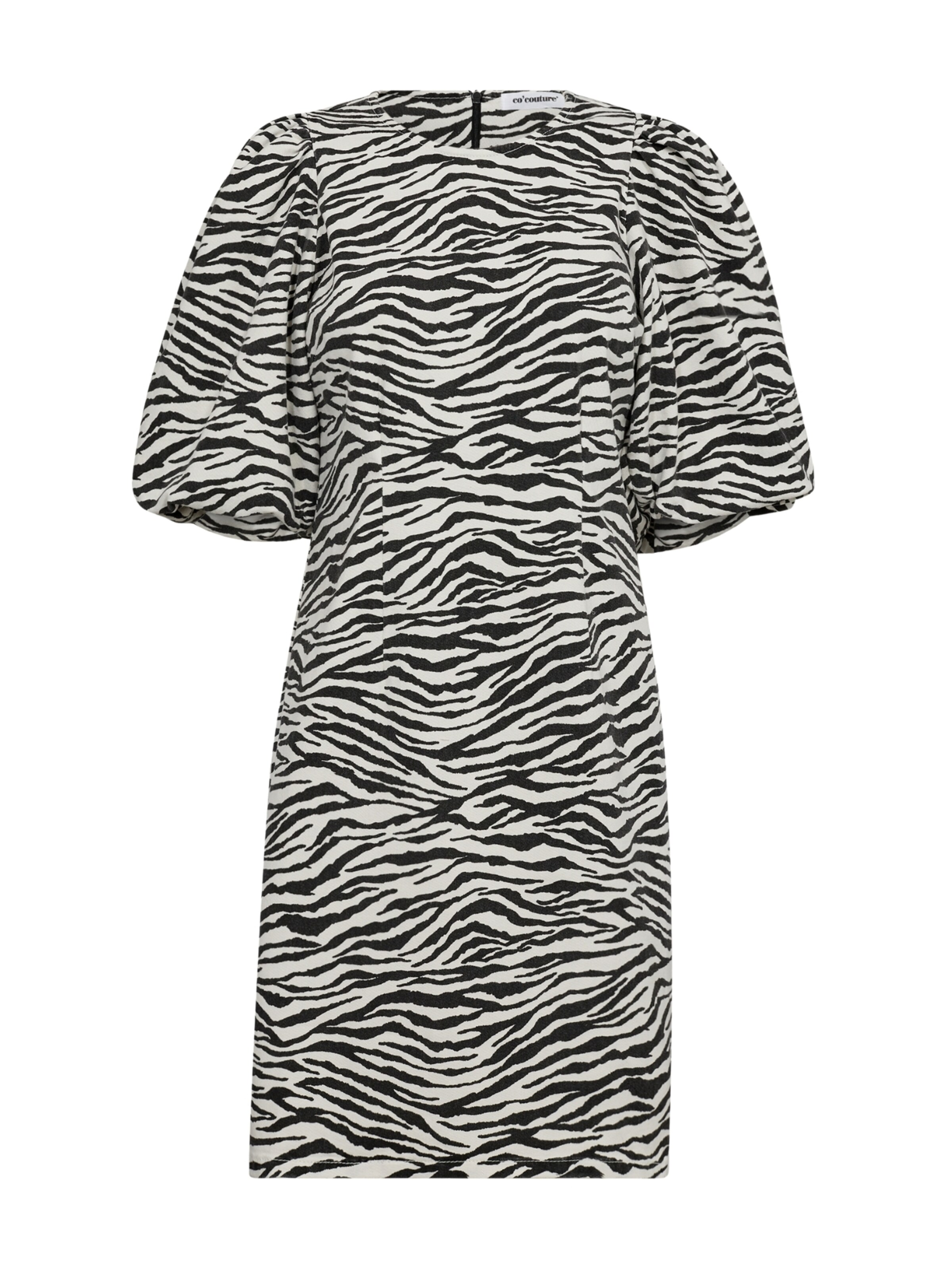 Rochie 'Zion' de la co'couture pe alb: față