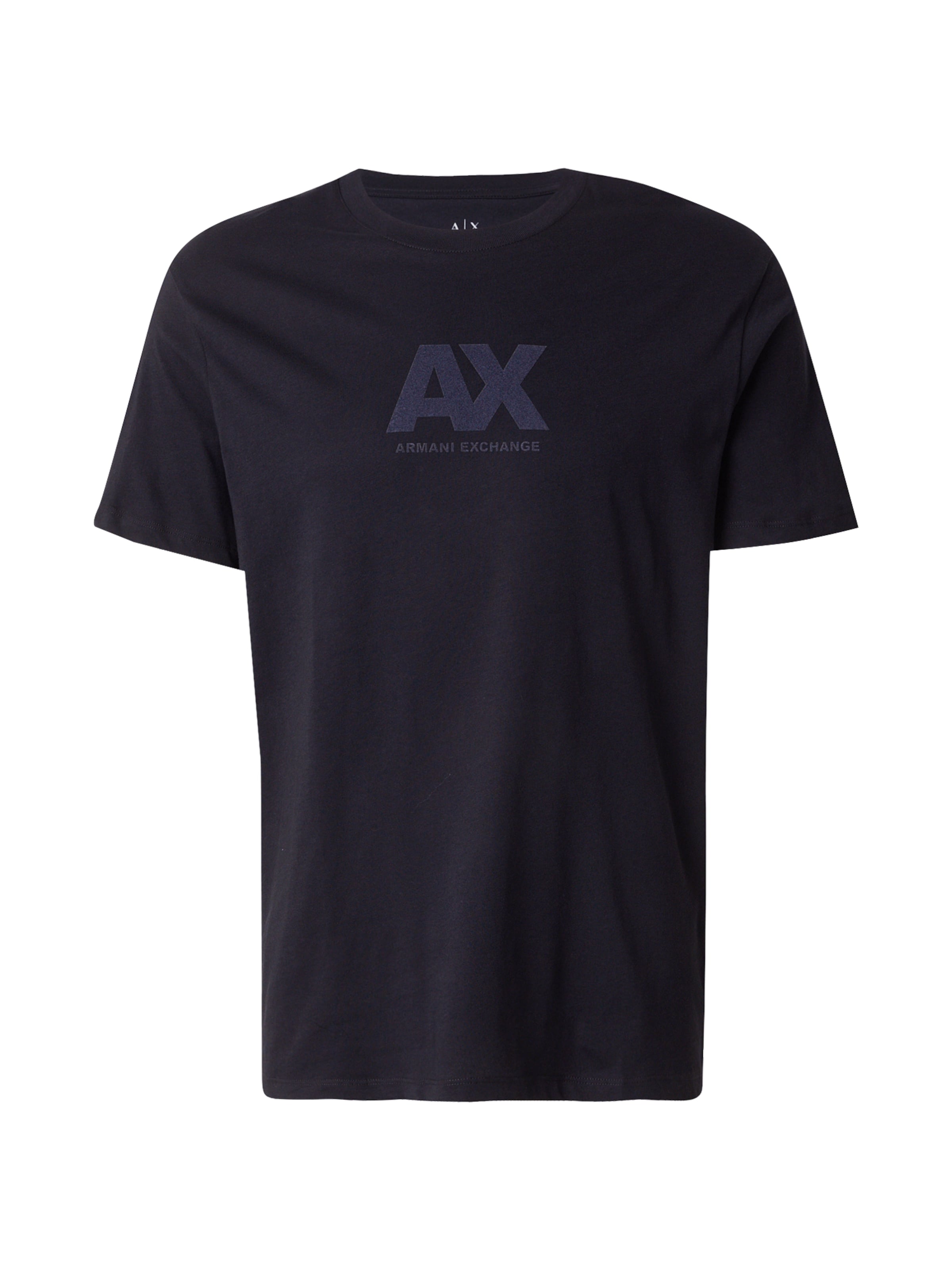 ARMANI EXCHANGE T-shirt i svart: framsida