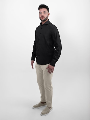 Vercate - Regular Fit Camisa clássica 'No. 29' em cinzento