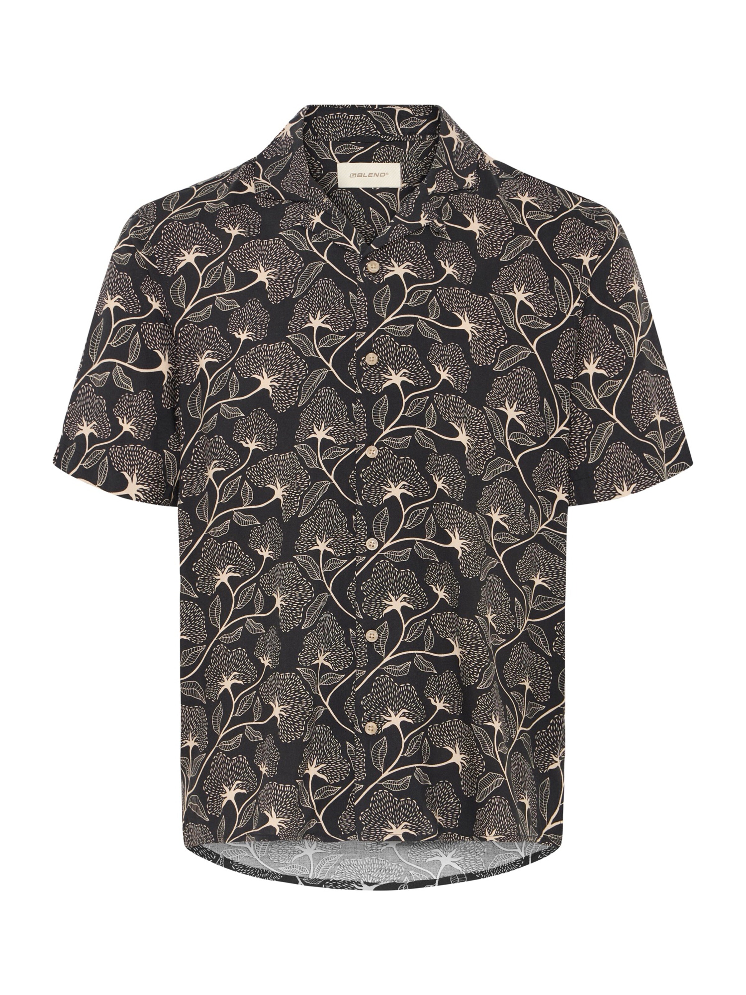 Regular fit Cămașă 'BHARIAN' de la BLEND pe negru: față