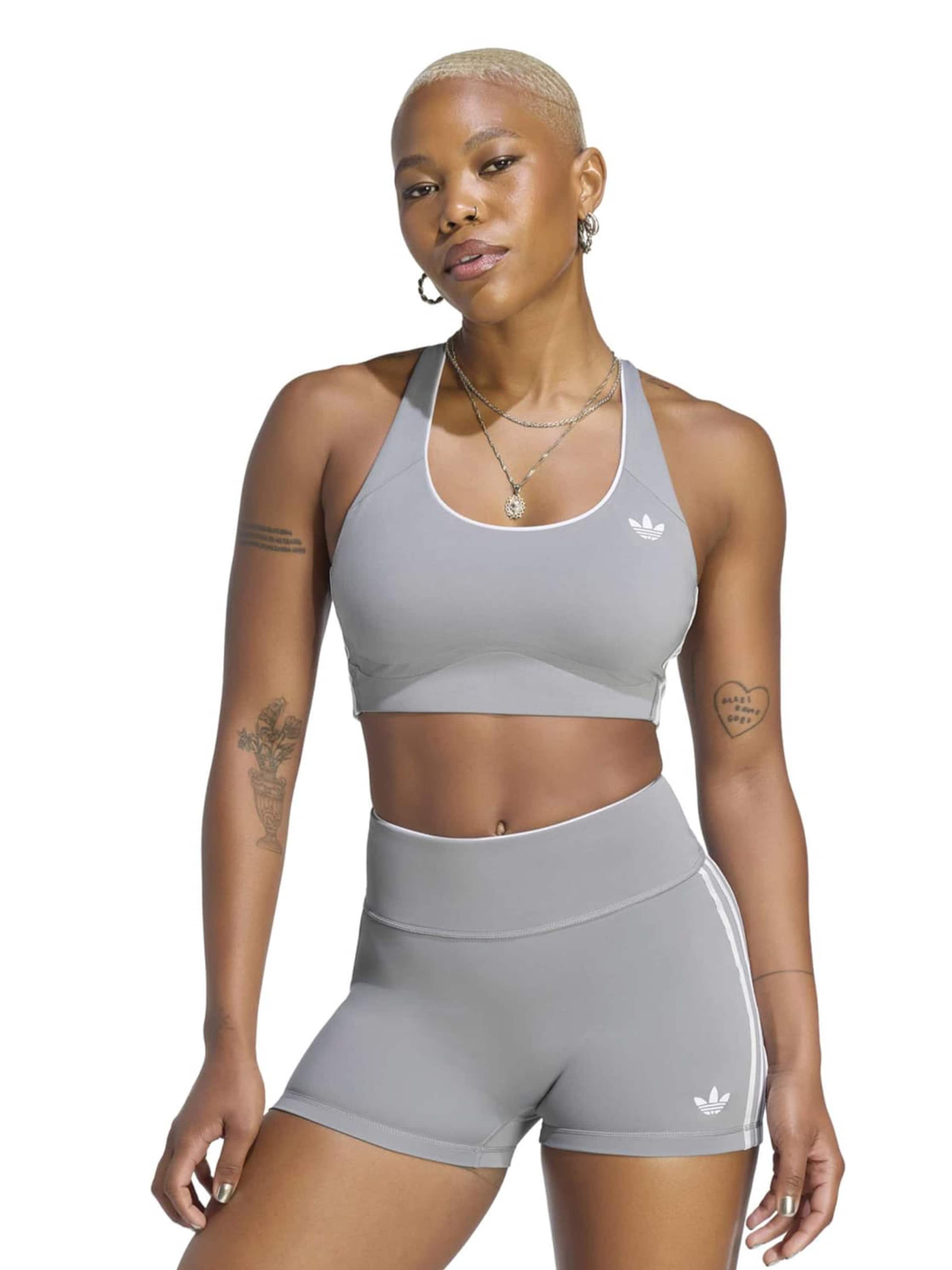 ADIDAS PERFORMANCE Μπουστάκι Αθλητικό σουτιέν 'OG SP' σε γκρι: μπροστά