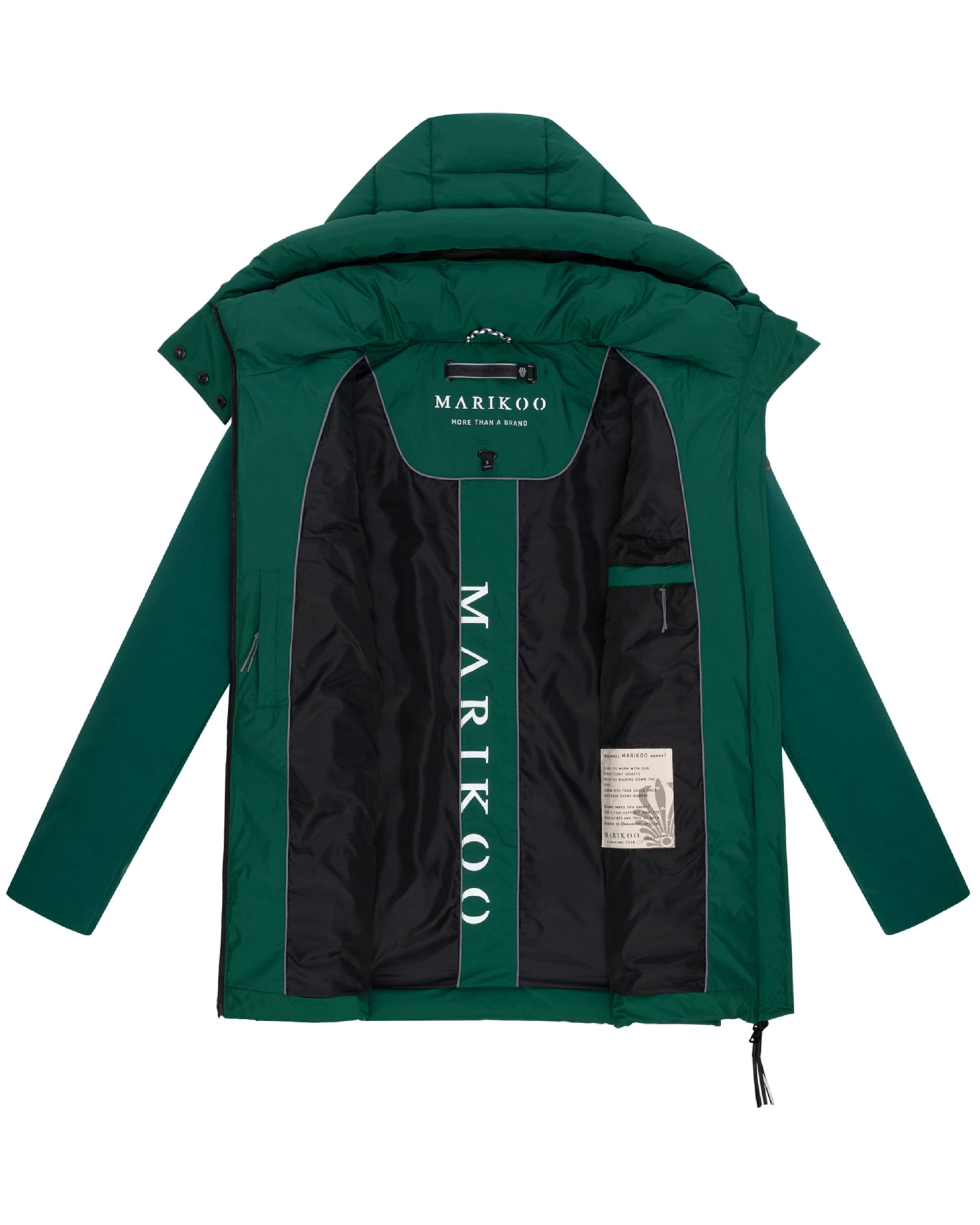 MARIKOO Zimná bunda 'Tivaa XVI' - Zelená
