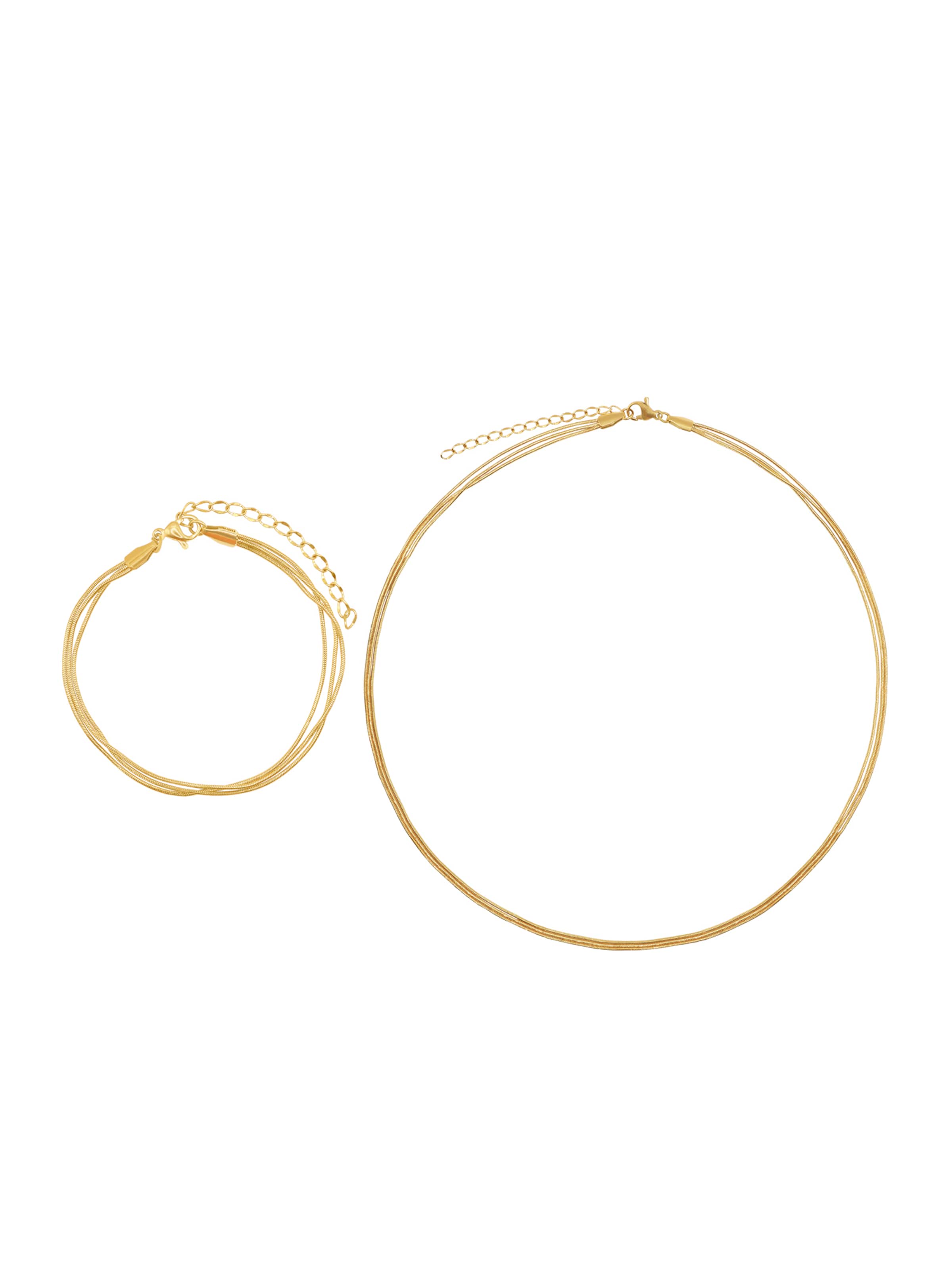 Heideman Sieraden set 'Ariana' in Goud: voorkant