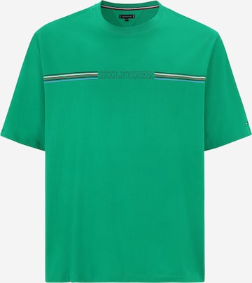 Tommy Hilfiger Big & Tall T-shirt i grön: framsida