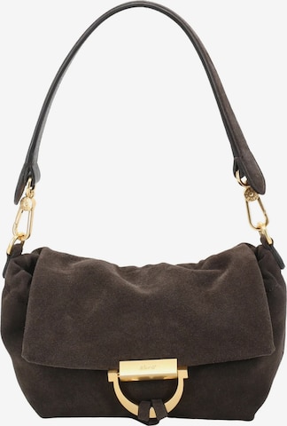 ABRO Shoulder Bag 'TEMI' in Brown: front