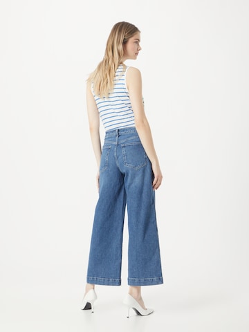 GAP Wide leg Jeans in Blauw