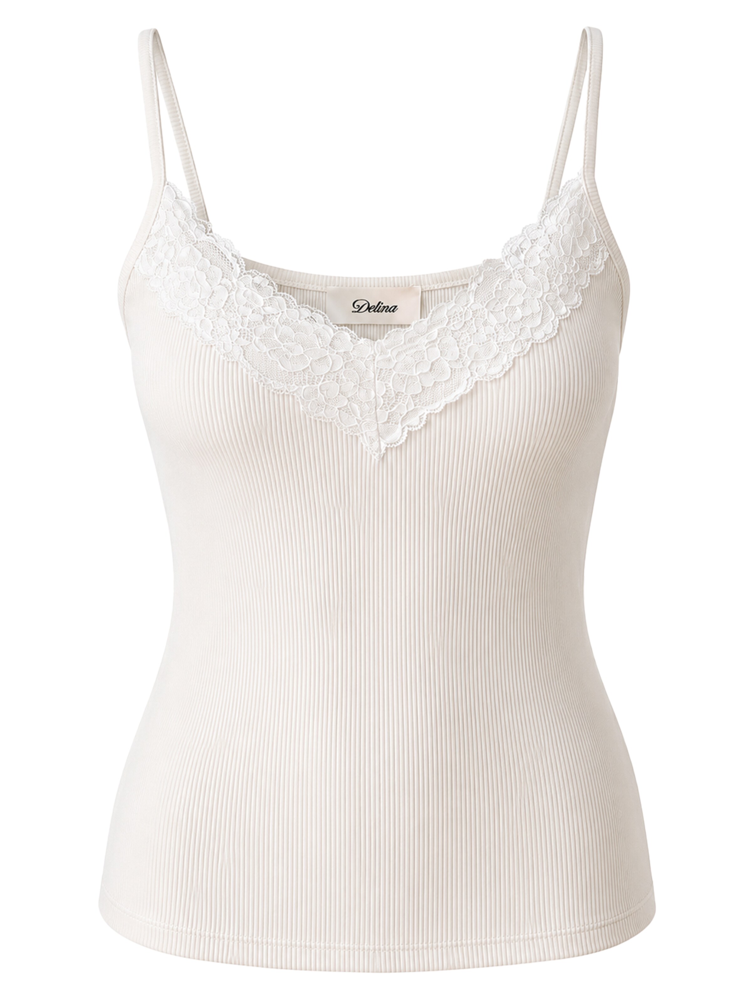 About You x Dani Klieber Top in White: front