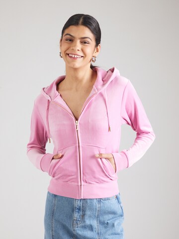 Juicy Couture Sweatjacke 'Dach Addison' in Pink: Vorderseite