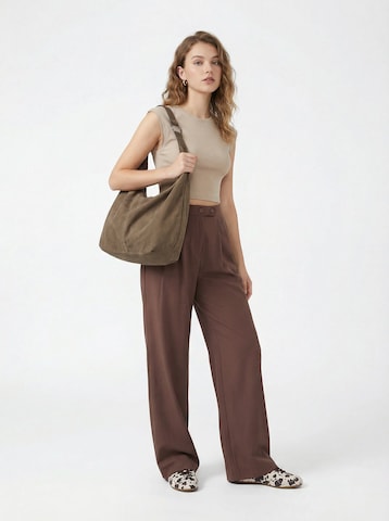 Wide Leg Pantalon à pince 'Suzi' studioselect en marron