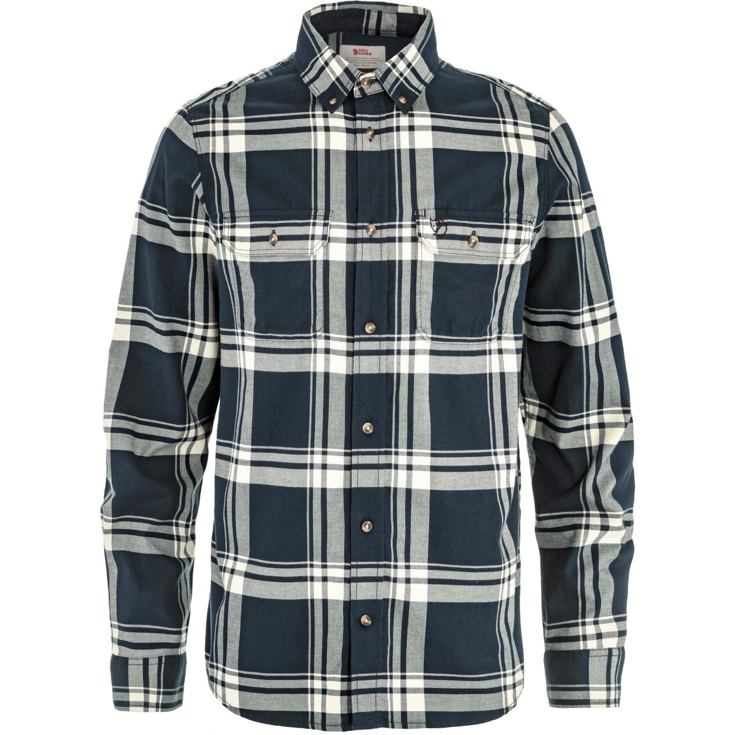 Fjällräven Regular Fit Hemd in Blau: Vorderseite