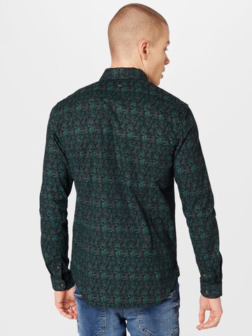 Petrol Industries - Ajuste regular Camisa en verde