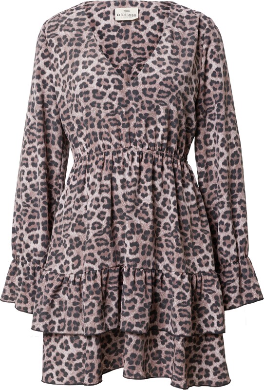 A LOT LESS Kleid 'Liliana' in Braun CB6806 A LOT LESS Kleid 'Liliana' in Braun CB6806