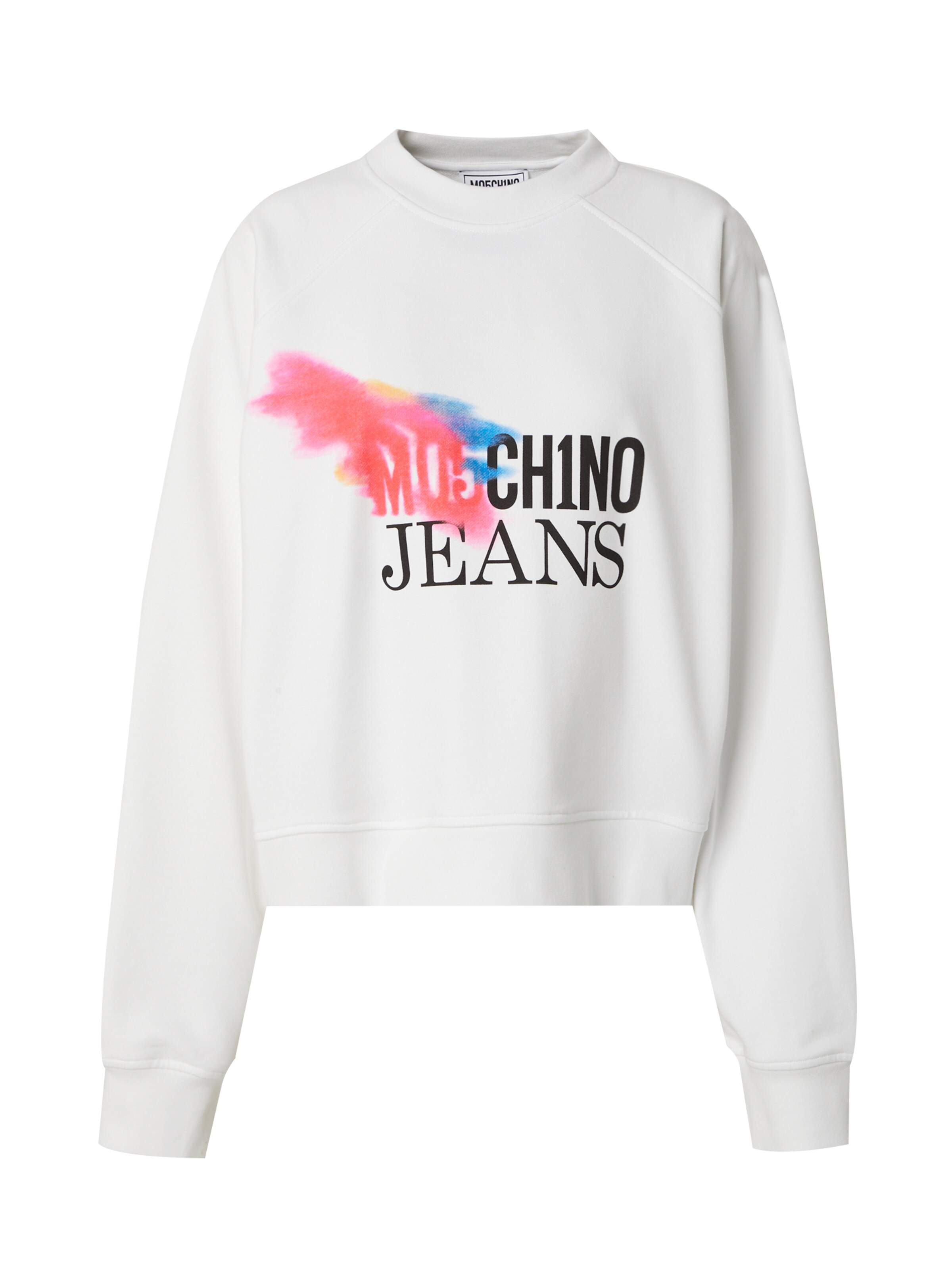 Moschino Jeans Sweatshirt i hvid: forside