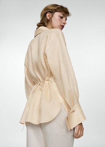 MANGO Bluse 'Luca' in Beige