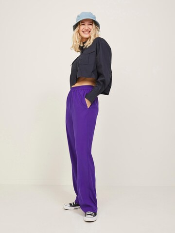 JJXX Wide leg Pants 'Poppy' in Purple