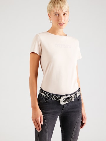 GUESS - Camiseta 'BRIANA' en beige: frente