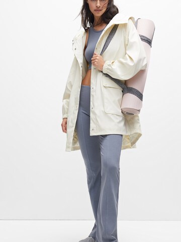 Manteau mi-saison Pull&Bear en beige : devant