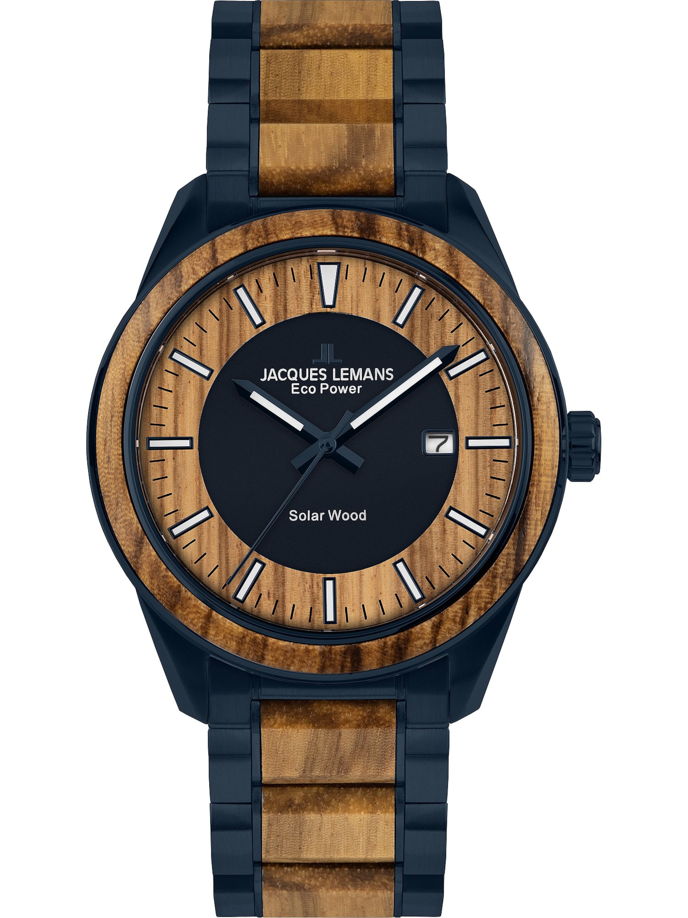 Jacques Lemans Uhr in Blau: Vorderseite