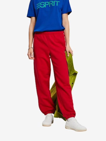 ESPRIT Tapered Pants in Red
