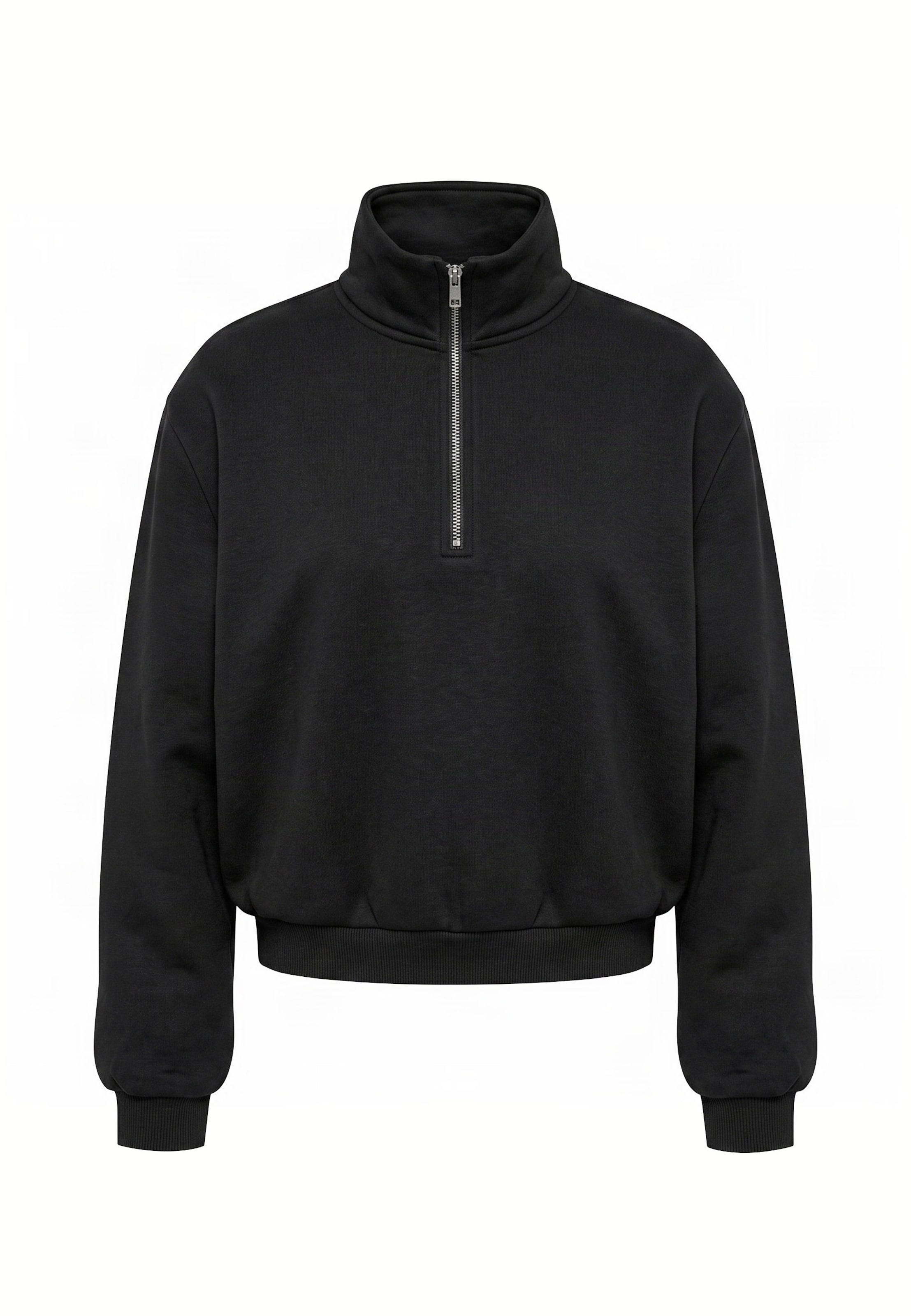 Urban Classics Sweatshirt in Zwart: voorkant