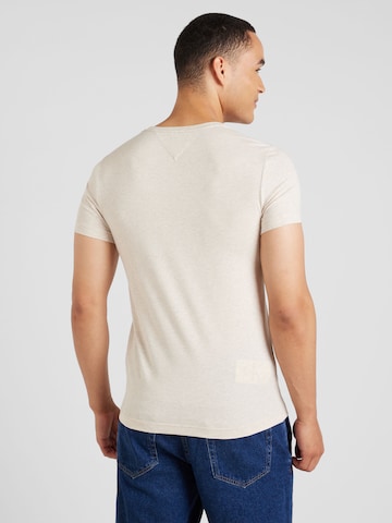 TOMMY HILFIGER Slim fit Μπλουζάκι σε καφέ