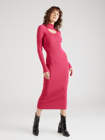 Robes en maille 'Soritexa' HUGO Red en rose : devant