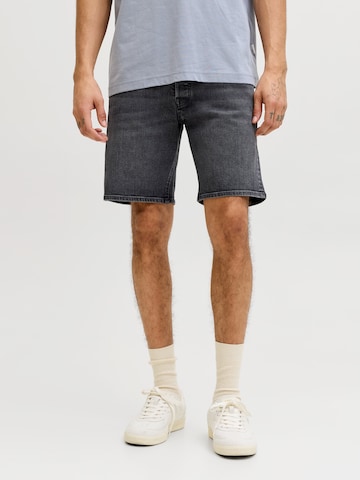 JACK & JONES Regularen Kavbojke 'JJIRICK JJORIGINAL' | črna barva: sprednja stran