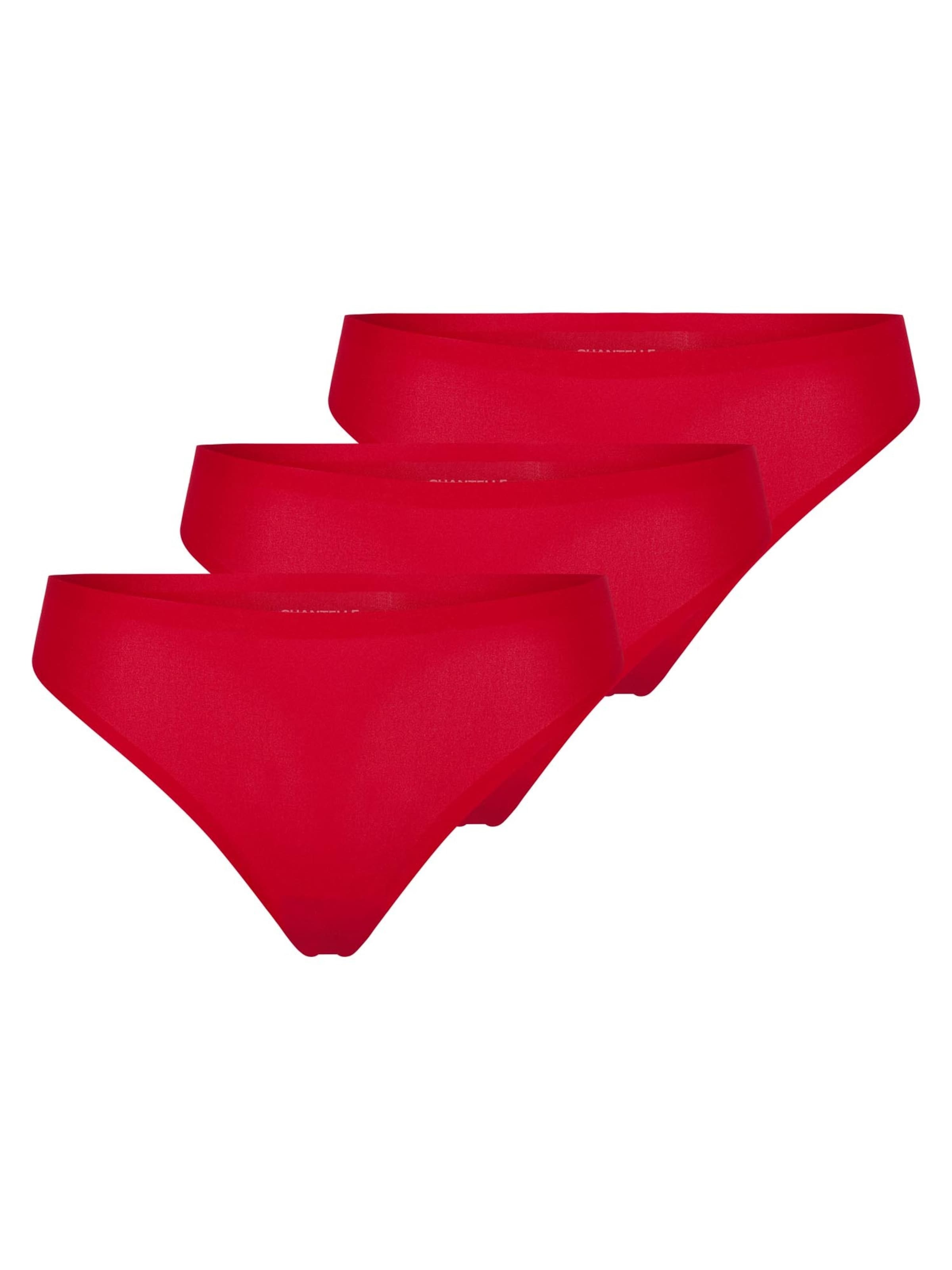 Chantelle Thong 'Soft Stretch' in Red: front