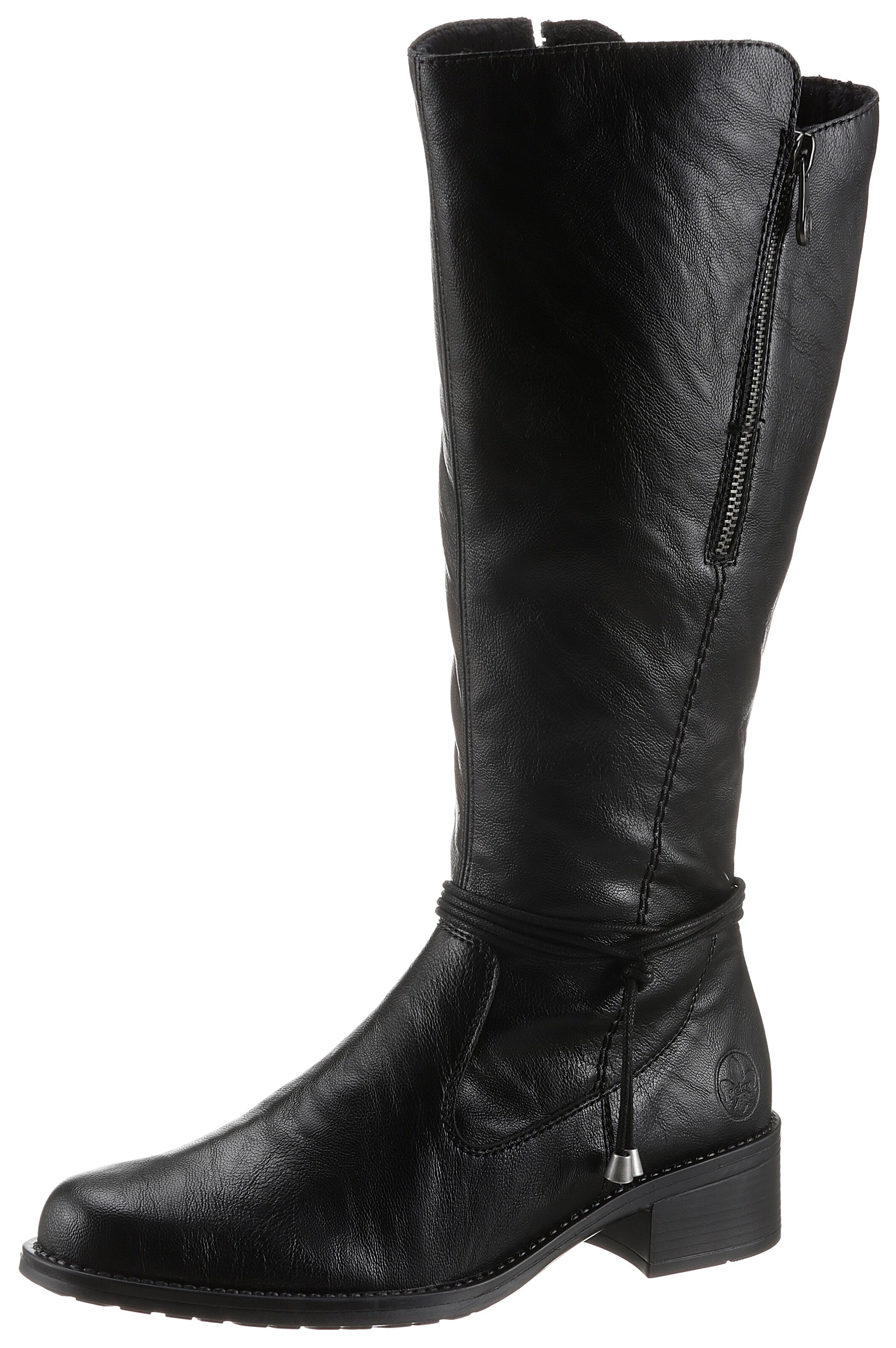 Rieker Boots in Black: front