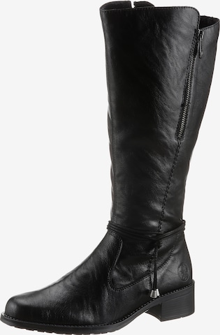 Rieker Boots in Black: front