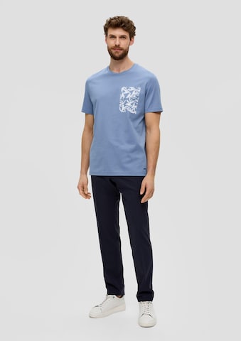 s.Oliver BLACK LABEL T-Shirt in Blau