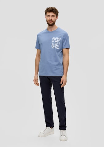 T-Shirt s.Oliver BLACK LABEL en bleu