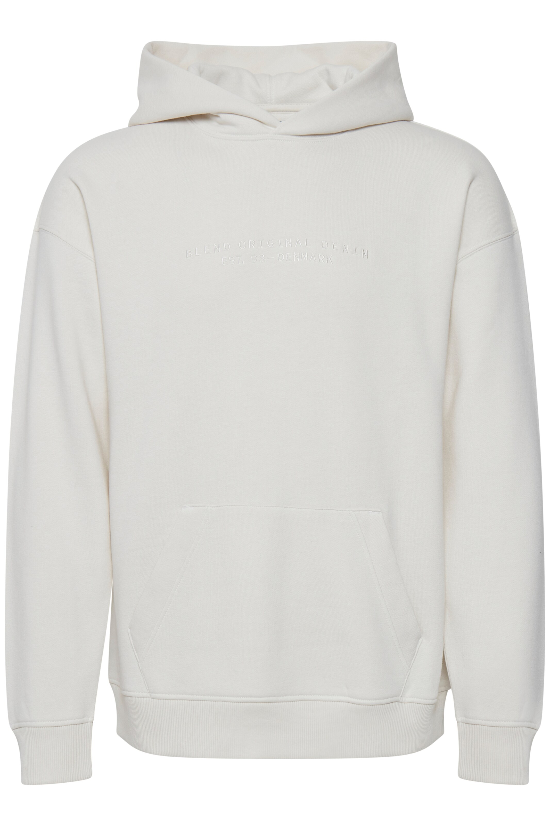 BLEND Sweatshirt 'Jeff' in Weiß: Vorderseite