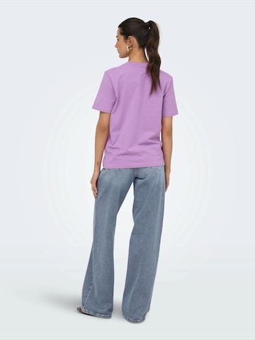 ONLY Футболка 'ONLMONJA' в Лиловый