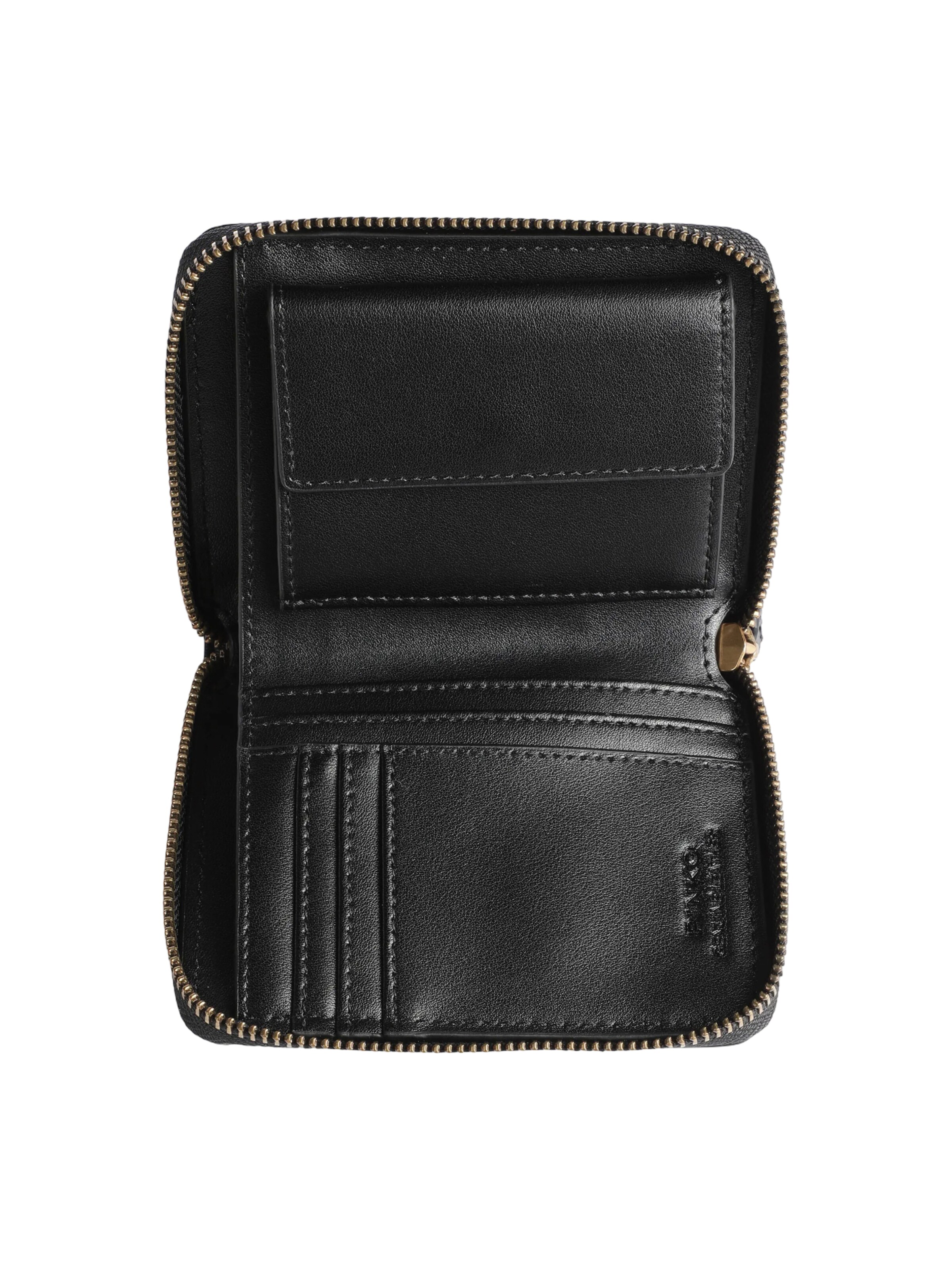 Porte-monnaies 'TAYLOR ZIP AROUND SHEEP NAPPA 100249 A0GK' PINKO en noir