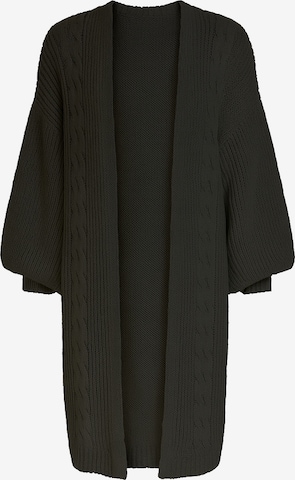 Elara Lang cardigan i sort: forside