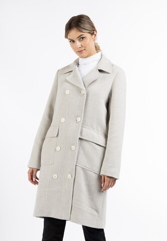 DreiMaster Klassik Between-seasons coat in Beige: front